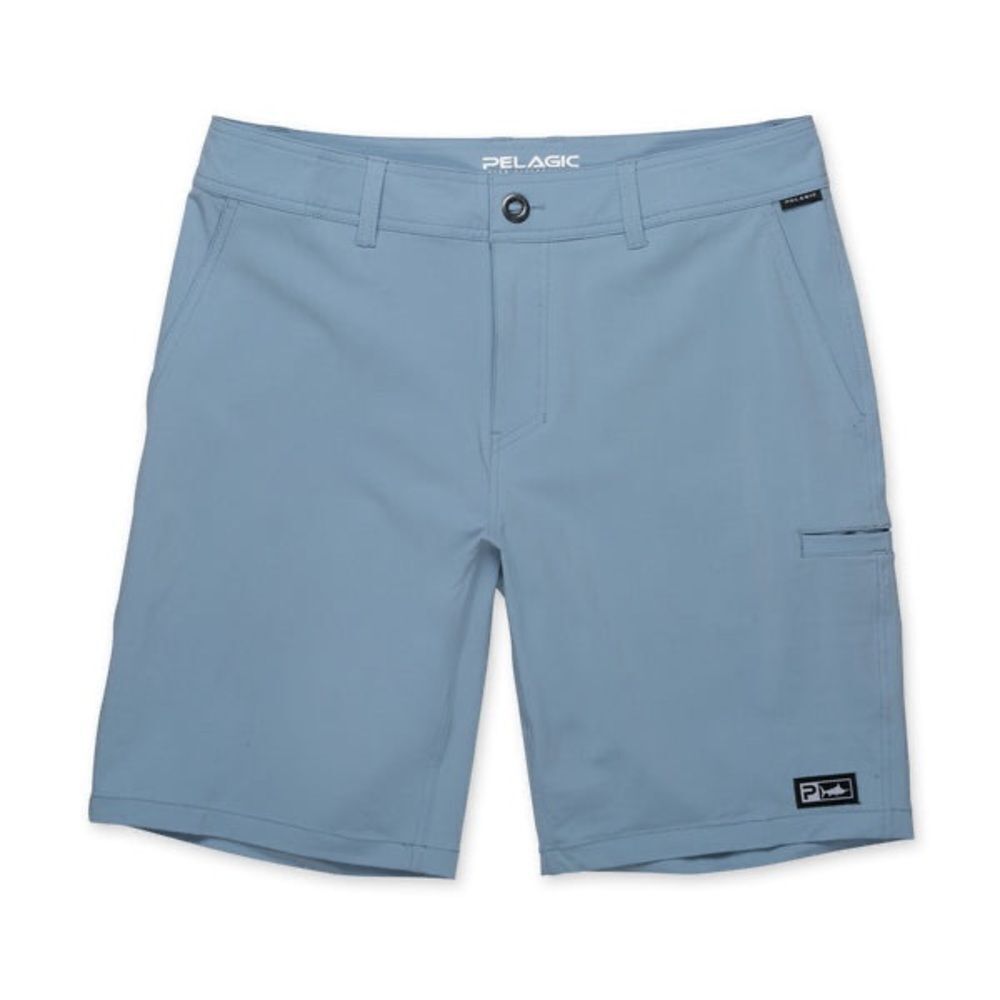 Pelagic Men's Mako Hybrid Shorts 20" in Slate Blue